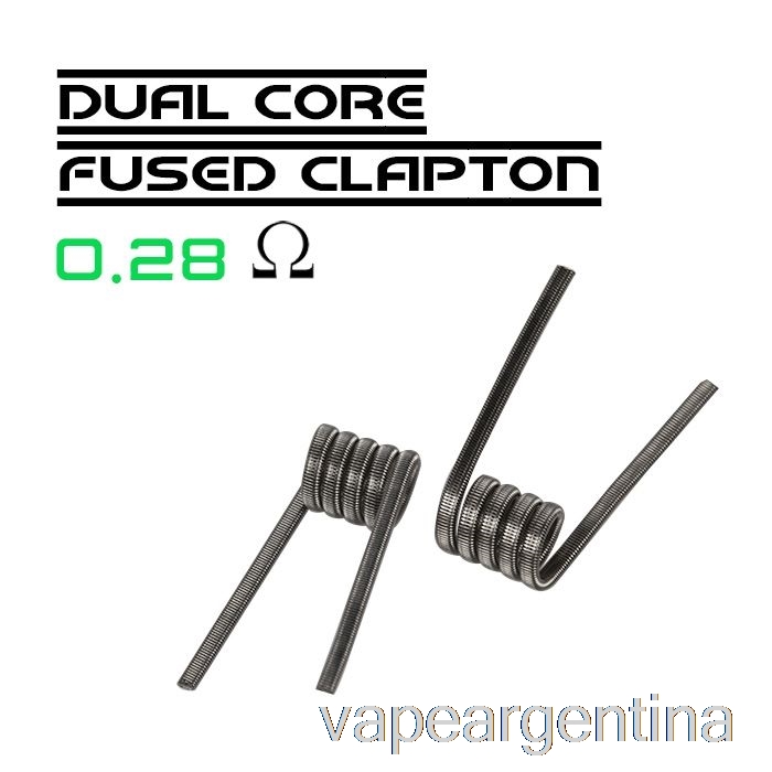 Cable Wotofo Comp - Resistencias Prefabricadas Clapton Fusionado De Doble Núcleo De 0,28 Ohmios - Paquete De 10 Vape Argentina